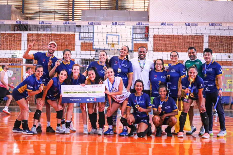 AABB e DOCOR conquistam títulos do Campeonato Municipal de Voleibol Masculino e Feminino de Três Lagoas. (Foto: Divulgação)
