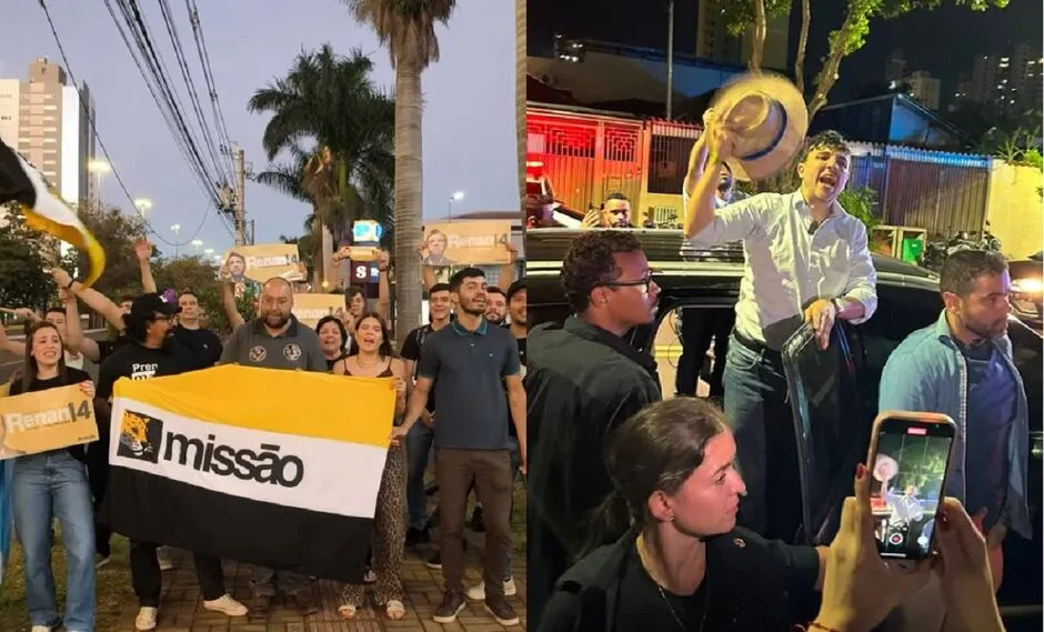 Partido Missão em Mato Grosso do Sul reagiu à decisão de Dias Toffoli que suspendeu a campanha presidencial de Renan Santos. (Foto: Reprodução/Instagram)