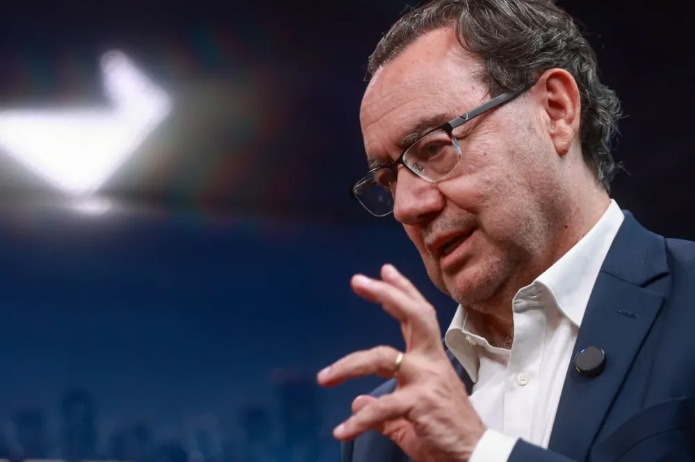 Augusto Cury, candidato à Presidência pelo Avante, defendeu propostas envolvendo inteligência artificial e drones durante sabatina da TV Globo. (Foto: Vinícius Schmidt/Metrópoles)