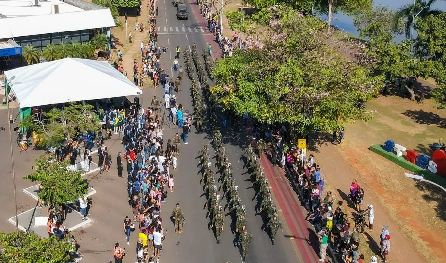 Tradicional Desfile Cívico-Militar de 7 de Setembro será realizado na região da Lagoa Maior, em Três Lagoas. (Foto: Divulgação/Prefeitura de Três Lagoas)