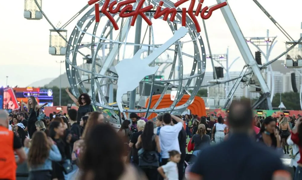Rock in Rio 2026 estreia novo Palco Mundo com 2.400 m² de painéis de LED de alta definição. (Foto: Tomaz Silva/Agência Brasil)