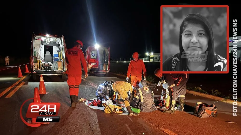 Identificada mulher que morreu atropelada na BR-158, próximo ao Montanini, em Três Lagoas
