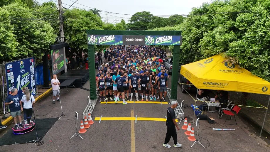 1ª Corrida da APAE de Três Lagoas reúne atletas e comunidade por uma causa solidária