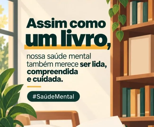 Biblioteca de Três Lagoas terá rodas de conversa sobre saúde mental no Setembro Amarelo
