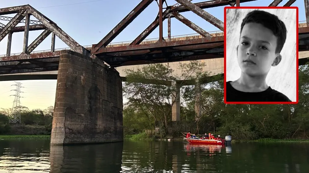 Criança de 12 anos morre afogada após pular de pilar da Ponte de Ferro, no Jupiá, em Três Lagoas
