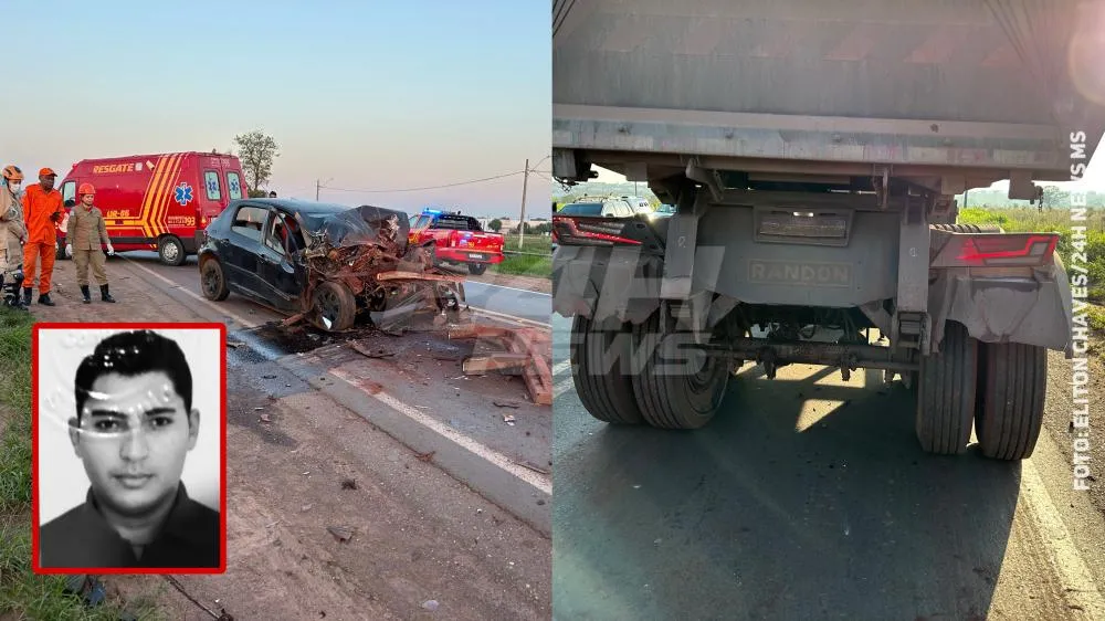 Identificado motorista que morreu após colidir contra a traseira de carreta no anel viário da BR-262, em Três Lagoas