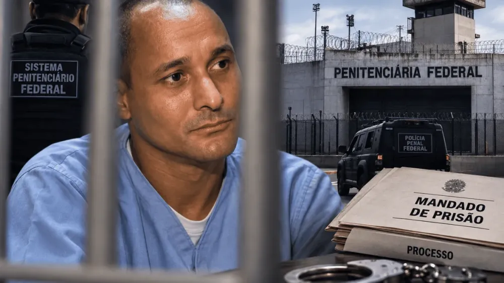 Marcinho VP completou 30 anos preso em 2026 e permanece no presídio federal de Campo Grande, em Mato Grosso do Sul. (Foto: Reuters/Jose Lucena/Proibida reprodução)