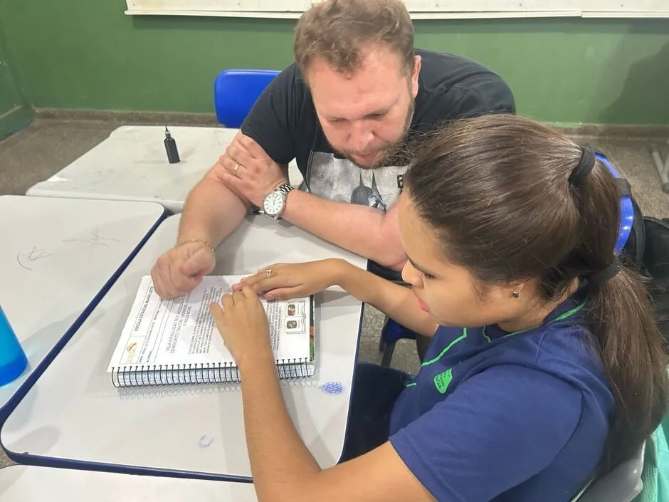 Professores de apoio especializado estão presentes em 338 das 352 escolas da Rede Estadual de Ensino de Mato Grosso do Sul, segundo a SED. (Foto: Arquivo/SED)