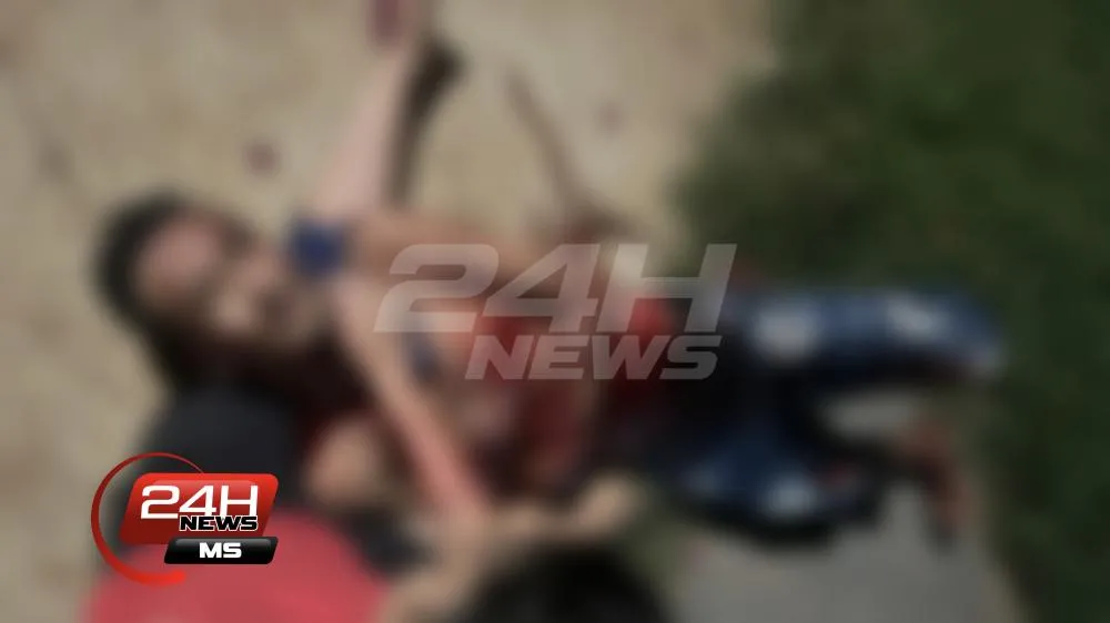Sangrando muito, homem esfaqueado pede socorro a moradores e é socorrido pelo Samu no Jardim Eldorado, em Três Lagoas