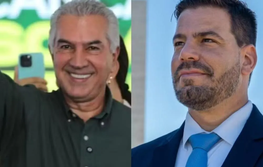 Reinaldo Azambuja e Capitão Contar, ambos do PL, foram eleitos senadores por Mato Grosso do Sul nas Eleições 2026. (Foto: Reprodução)