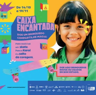 Após arrecadar 126 mil brinquedos em 2025, Caixa Encantada inicia nova campanha em Mato Grosso do Sul
