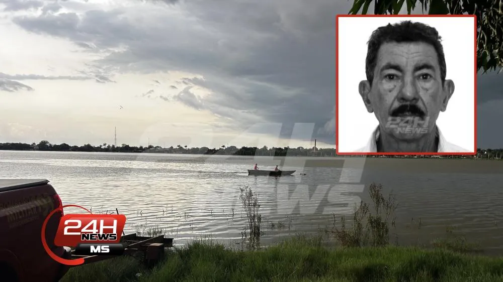 Antônio Correa de 67 anos, foi identificado como o homem encontrado morto nas águas da Lagoa Maior, em Três Lagoas, nesta sexta-feira (23).(Foto: 24h News MS)