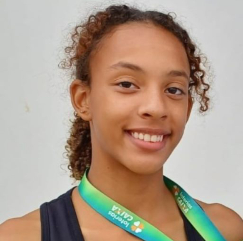 Ela participou dos Jogos Escolares Brasileiros (JEBs) 2023, na categoria de 12 a 14 anos. - Divulgação/Assessoria