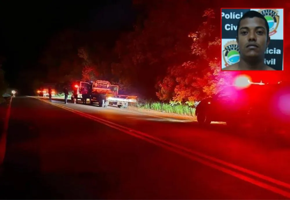 Anderson “Paletó”, de 38 anos, foi morto a tiros na frente da esposa na MS-395, em Brasilândia. (Imagem: Divulgação)