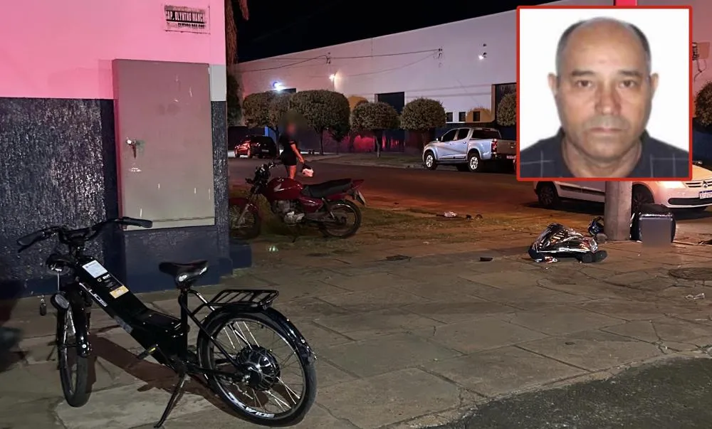 Cruzamento das Avenidas Capitão Olinto Mancine e Jary Mercante, local do acidente fatal que vitimou José Ilson dos Santos de 55 anos. (Imagem: Eliton Chaves / 24H News MS).