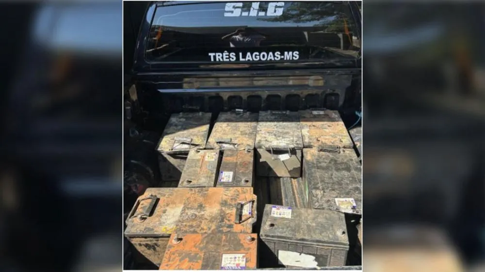 Material furtado recuperado pela SIG após ação rápida que identificou autores e receptador em Três Lagoas. (Imagem: Divulgação / Policia Civil)