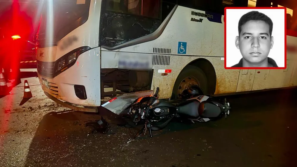 Kauã Tarlis, de 19 anos, morreu no Hospital Auxiliadora após um acidente entre moto e ônibus em Três Lagoas. (Imagem: Eliton Chaves / 24h News MS)