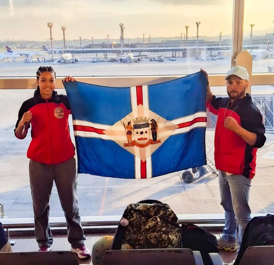 Lucas “Wolverine” e Marianny embarcam com destino à Tailândia para disputar o Mundial de Muay Thai entre os dias 18 e 22 de maio. (Foto: Divulgação/Prefeitura de Três Lagoas)