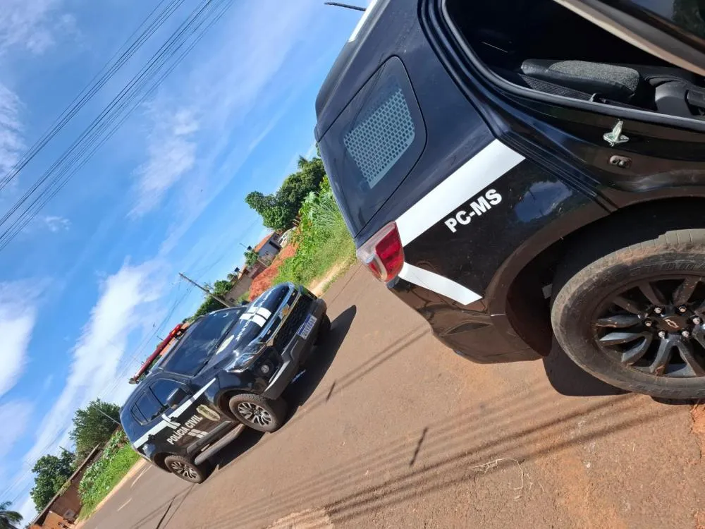 Investigado foi localizado em clínica de reabilitação em Paranaíba e preso após operação conjunta entre DAM e SIG. (Foto - Divulgação/Policia Civil)
