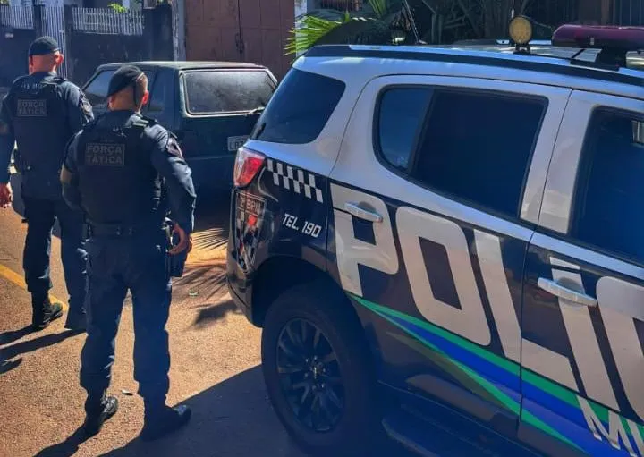 Força Tática do 2º BPM cumpre mandado de prisão contra mulher condenada por tráfico de drogas. (Foto - Divulgação - Policia Militar)
