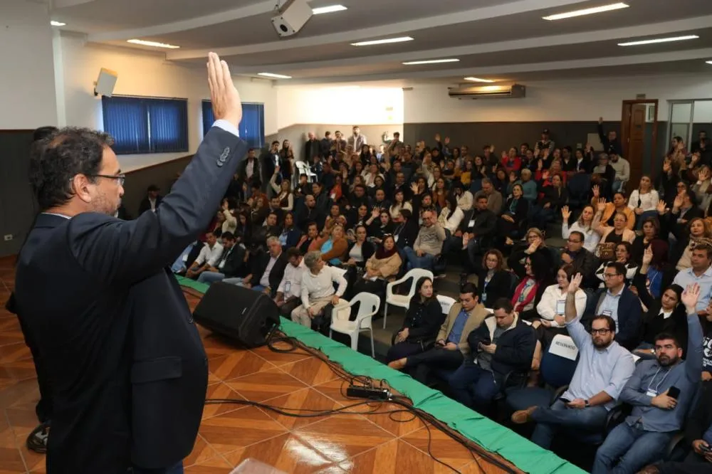 Seminário MS Ativo reuniu prefeitos, secretários e servidores para fortalecer a gestão pública municipal (Foto: Chico Ribeiro / Seilog)