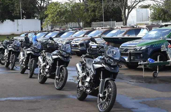 Visita técnica percorreu unidades da PM, Bombeiros, Polícia Civil e Perícia em Campo Grande (Foto - Bruno Rezende/Secom)