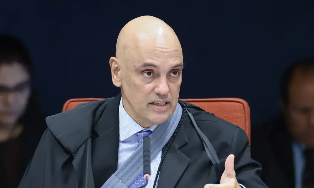 Ministro Alexandre de Moraes durante sessão no STF (Foto - Antonio Augusto/STF)
