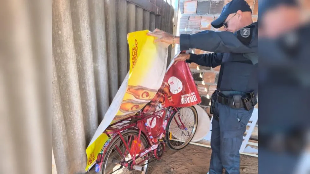 Bicicleta furtada do “Bebezão” é recuperada pela Rádio Patrulha após denúncia anônima no condomínio Gilson Teixeira em Três Lagoas