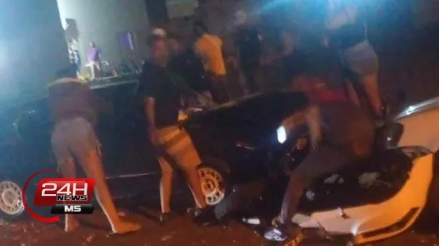 Festa virou confusão entre convidados no bairro Nova Três Lagoas (Foto - 24h News MS)