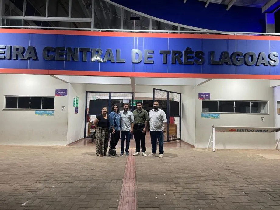 Representantes de Maracaju conheceram de perto a estrutura da Feira Central (Foto – Prefeitura de Três Lagoas)