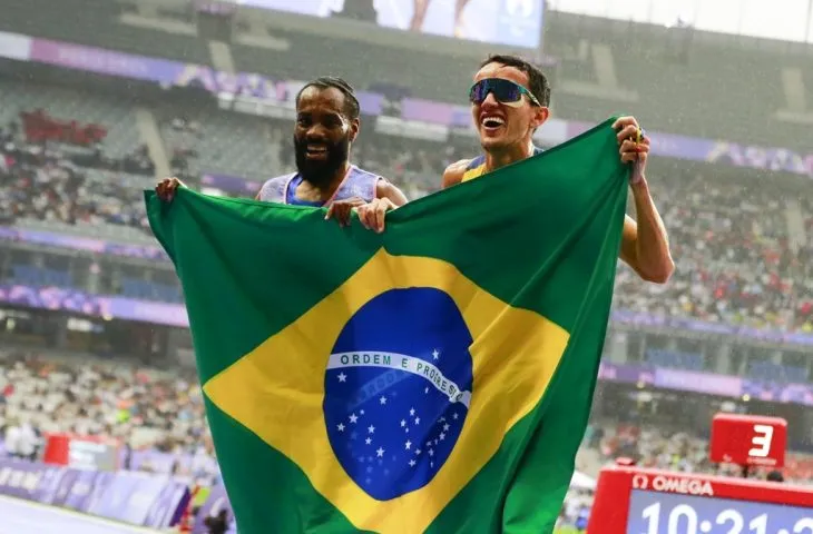 Yeltsin Jacques durante prova de 1.500 metros na Paralimpíada de Paris 2024, onde bateu o recorde mundial (Foto - Silvio Avila / CPB)