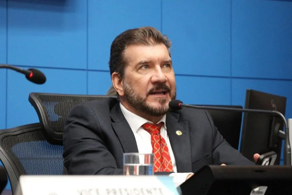  Deputado Pedro Kemp é autor da lei que estabelece diretrizes de proteção contra impactos das apostas virtuais em MS (Foto – Luciana Nassar/ALEMS)