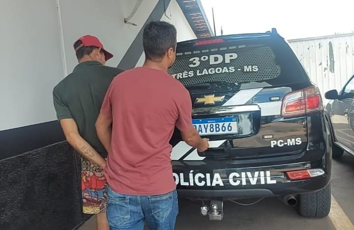 GALEGO foi localizado e conduzido até a sede da delegacia para prestar esclarecimentos. Foto: Policia Civil
