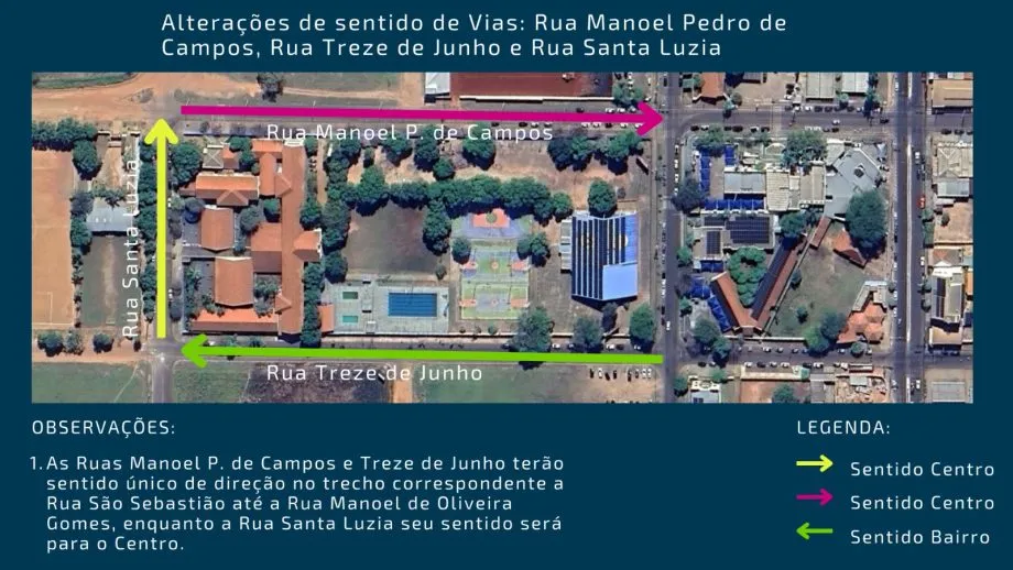 Deptran fará alteração no trânsito em ruas próximas à Escola FUNLEC