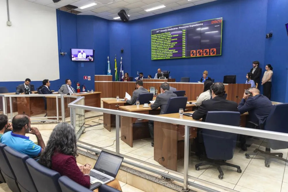 Sessão da Câmara de Vereadores de Três Lagoas aprova projetos de transparência e apoio ao esporte (Foto - Câmara de Três Lagoas)