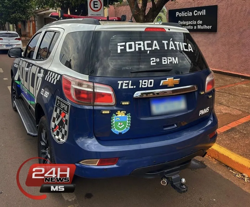 Força Tática prendeu homem após discussão por causa do cartão de crédito em Três Lagoas (Foto - 24h News MS)
