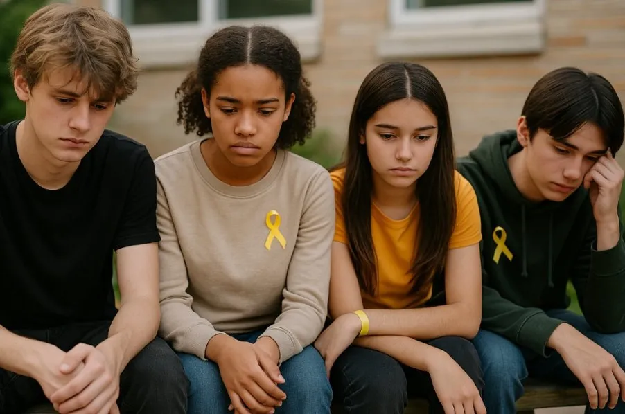 Setembro Amarelo reforça ações em Mato Grosso do Sul para prevenir suicídios entre jovens (Foto - Imagem criada por IA)