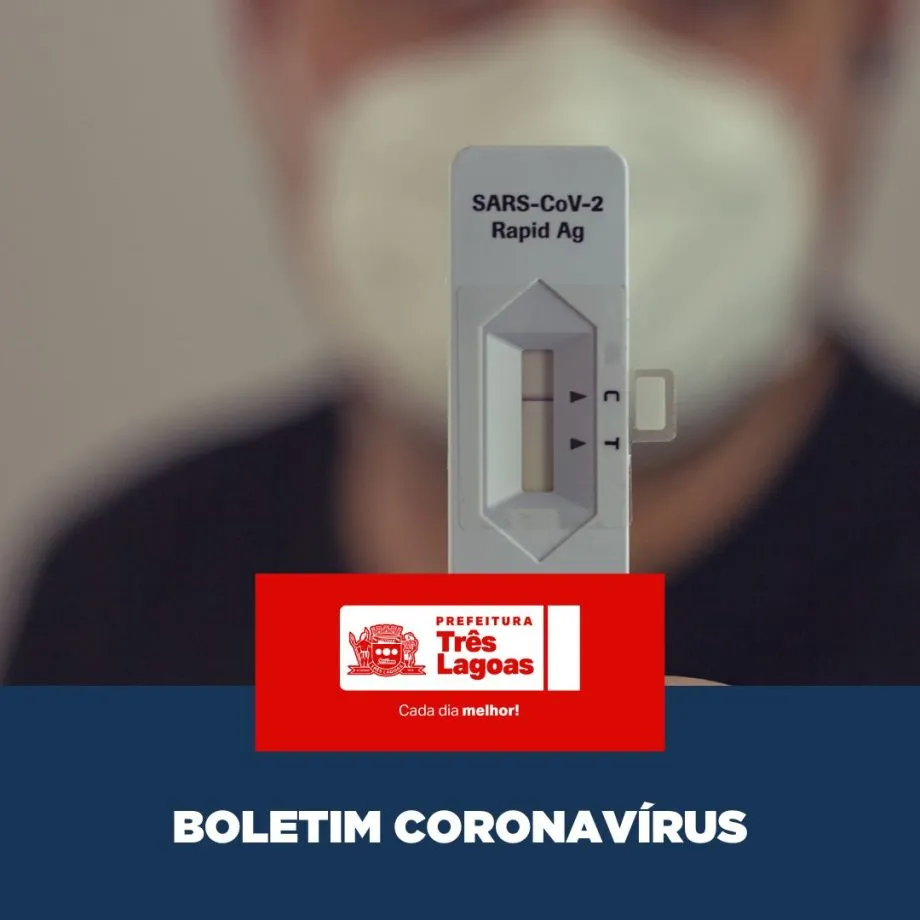 Divulgação do Boletim Covid-19 (Foto - Prefeitura de Três Lagoas)