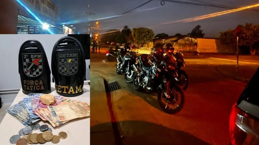 Força Tática e GETAM apreenderam 53 gramas de crack com jovem de 19 anos em Três Lagoas (Foto – Divulgação)