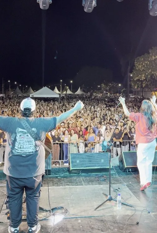 7ª edição da Marcha para Jesus reuniu milhares de fiéis em Três Lagoas (Foto - Prefeitura de Três Lagoas)