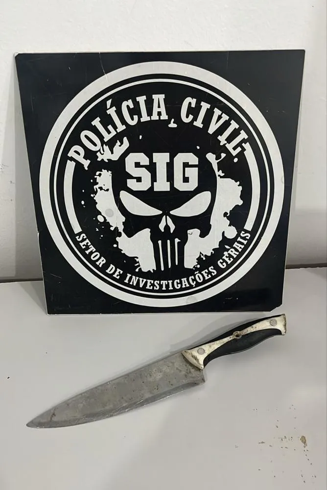 Suspeito de 19 anos preso pela SIG em Três Lagoas por dupla tentativa de homicídio qualificado (Foto - Polícia Civil)