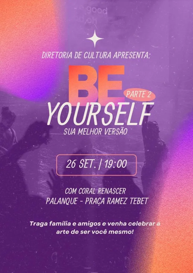 Coral Renascer apresenta o espetáculo “BE YOURSELF Parte 2 – Sua Melhor Versão” em Três Lagoas no dia 26 de setembro (Foto - Prefeitura de Três Lagoas)