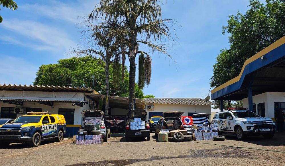 O prejuízo ao crime foi estimado em R$ 210.790,00. (Foto: Policia Militar Rodoviária).
