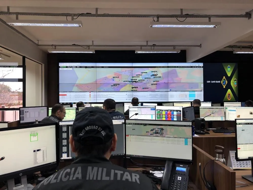Câmeras de videomonitoramento reforçam a segurança em todo o Mato Grosso do Sul (Foto - Governo do Estado)