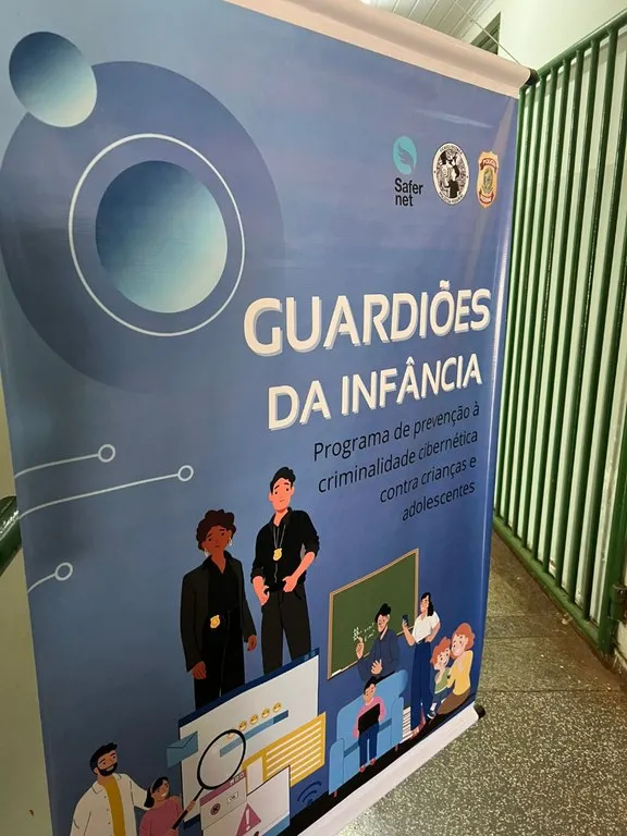 Estudantes receberam orientações sobre segurança online durante palestra da Polícia Federal (Foto - Polícia Federal)