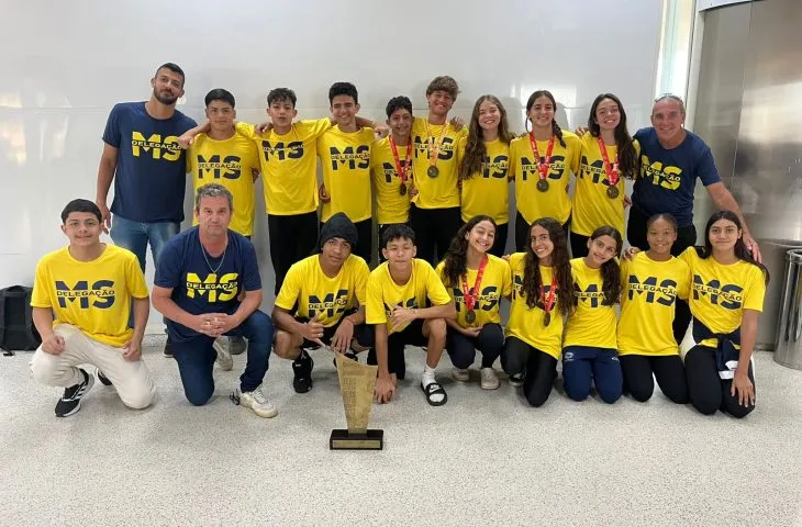 Delegação sul-mato-grossense viaja neste domingo para Uberlândia com 194 atletas nos Jogos Escolares Brasileiros (Foto - Governo do Estado de MS)