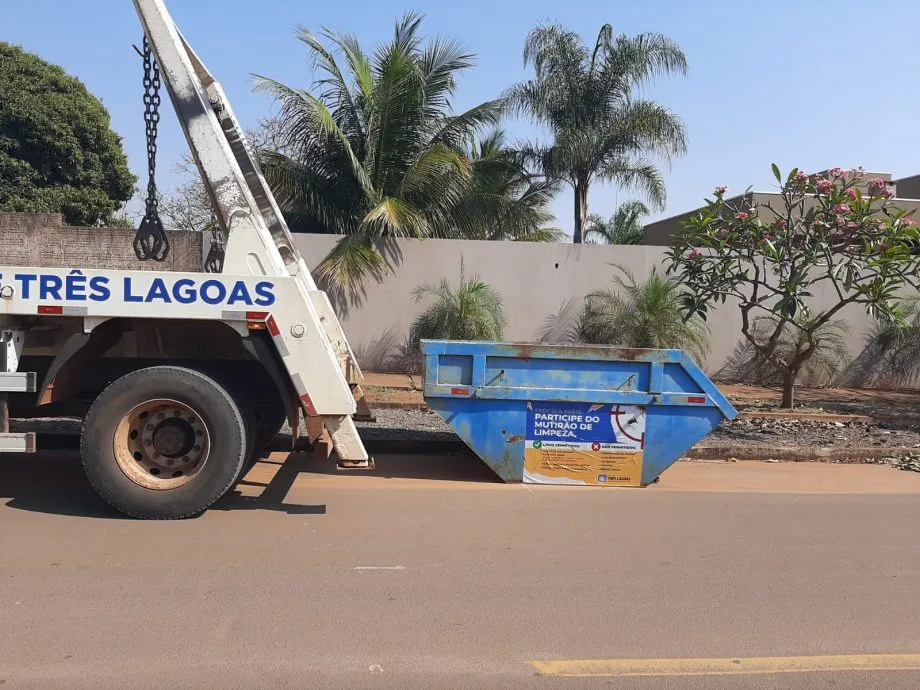 Moradores da Vila Haro e Vila dos Ferroviários já podem descartar entulhos e criadouros no Mutirão da Limpeza (Foto – Prefeitura de Três Lagoas)