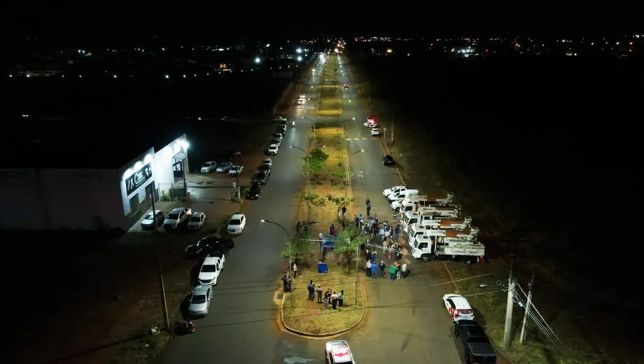 Primeira ligação simbólica marcou o início das operações do Consórcio Brilha Três Lagoas (Foto – Prefeitura de Três Lagoas)