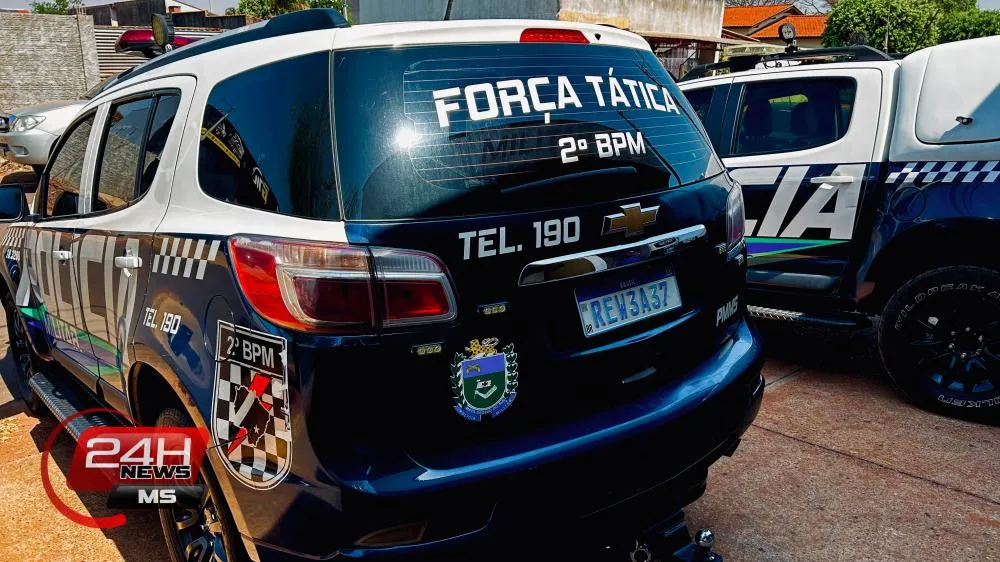Força Tática prende foragido da Justiça em empresa prestadora de serviços a empresa de celulose na BR-158 (Foto - 24h News MS)