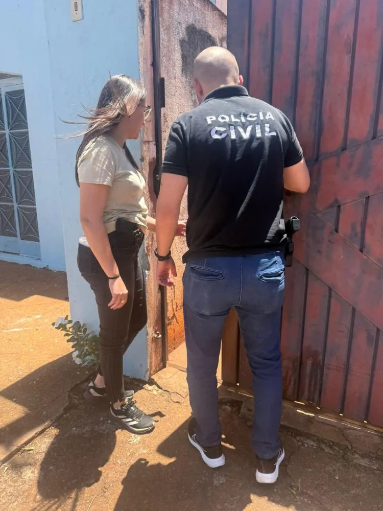 Polícia Civil prende casal por violência contra idosa durante a Operação Virtude 2025 em Três Lagoas (Foto - Polícia Civil)